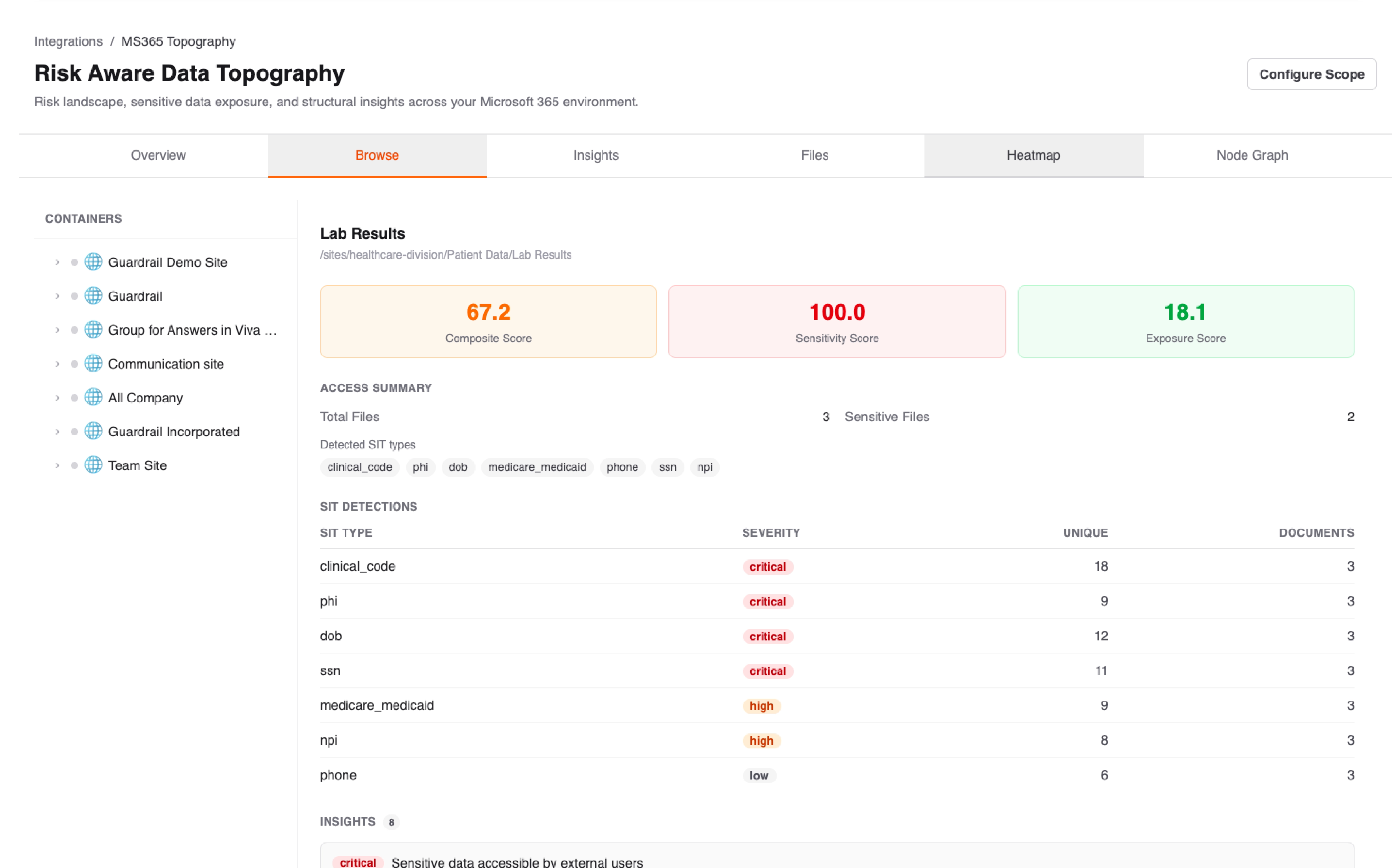 RADAR - file browser
